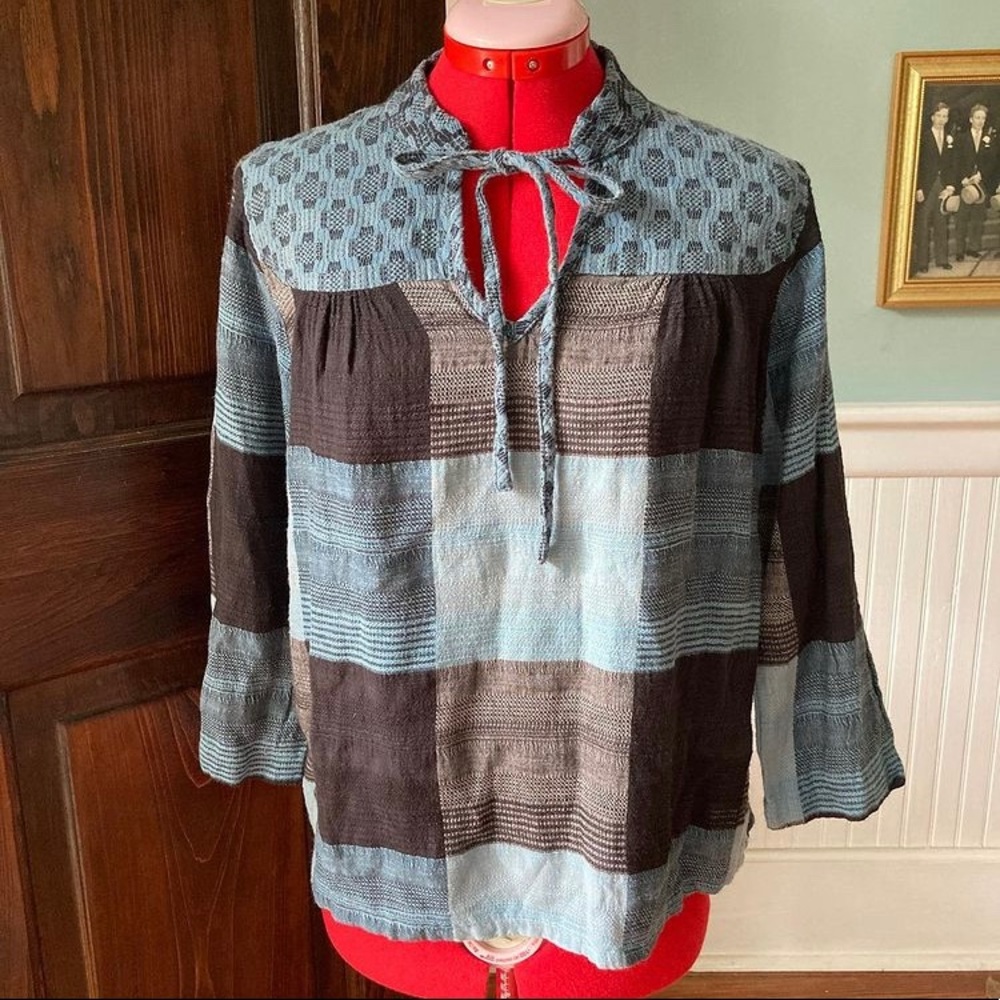 Ace & Jig Short Sleeve Peasant Top